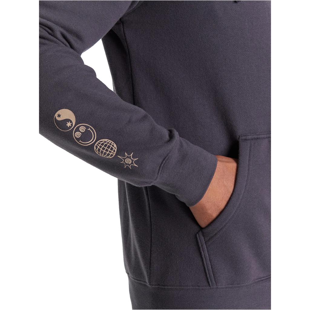 Quiksilver Zip Hoodie, Mens Navy Sweatshirt