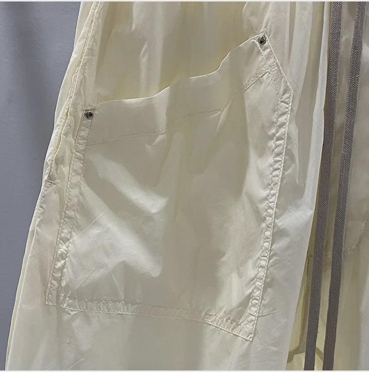 SUBHUMAN Unisex Nylon Harem Pants | Lightweight, Comfy, Loose-Fit Cropped Summer Wear