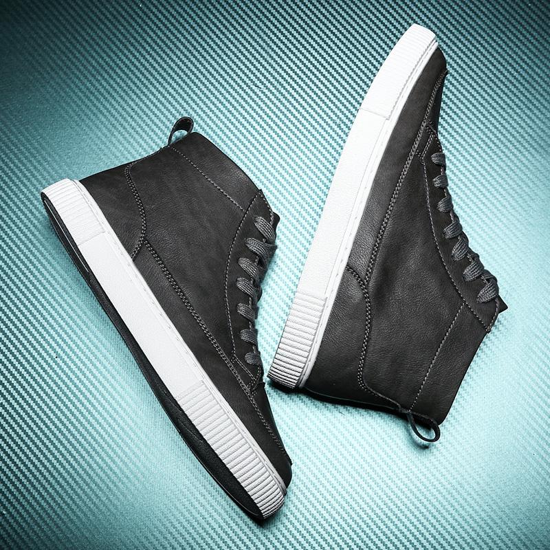 Bottes pour Hommes Légères Antidérapantes de Haute Qualité 2024 Automne Nouvelles Chaussures Décontractées pour Hommes Mode Confortables Respirantes Chaussures de Ville 44