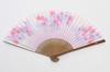 fan with fan in a presentation made in Japan blossom and bellflower [Hasegawa] Women's Kyoto-style case, box, (Cherry design, double-sided)