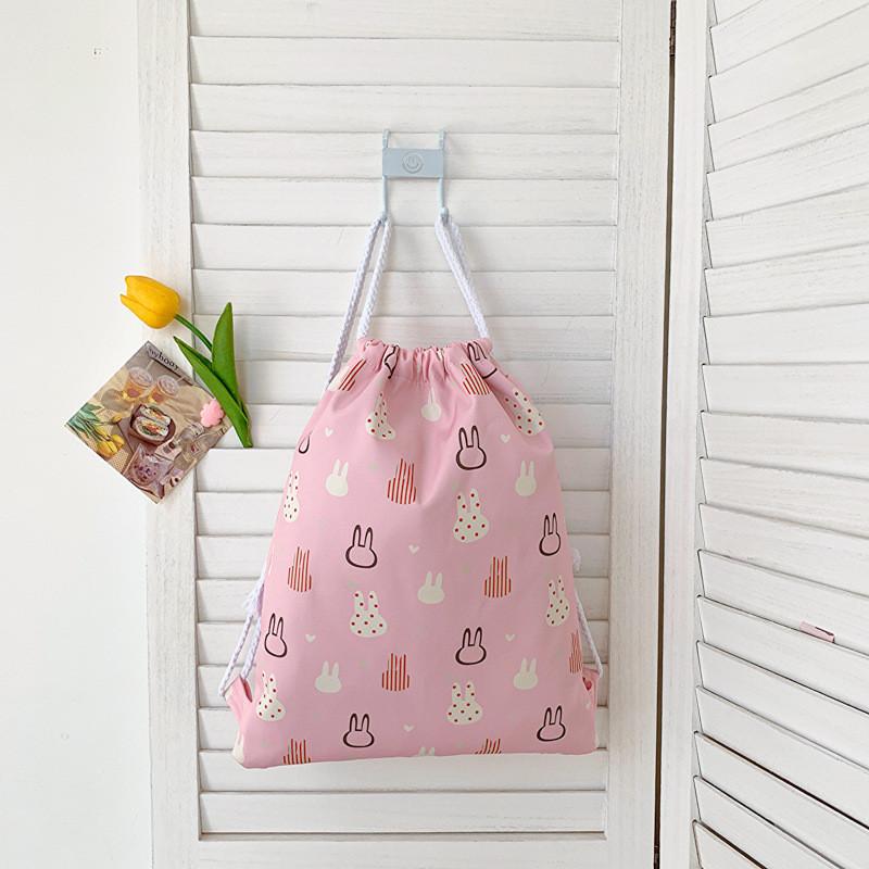 Модный женский холщовый рюкзак большой вместимости с элегантным городским дизайном розовый