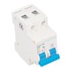 Miniature Circuit Breaker 2P Residual Current Isolator DIN Rail Mount 400V 16A DZ47‑63 C16