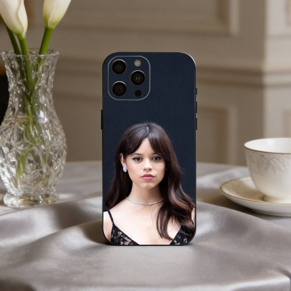 Keckes J-Jenna O-Ortega Schauspielerin Handyhülle Silikon Weich Für IPhone 17pro 16 15 14 13 12 11 X XR Plus Pro Max Plus