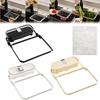 Kitchen Sink Filter Rack With 50pcs Net Filter Bag Foldable Multi-Purpose Drainage Basket Leftovers Soup Food Drainer Shelf