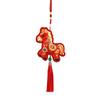 Traditional Spring Festival Pendant 2026 Year of the Horse Lucky for Pony Hanging Fabric Decoration for Home Door and Window