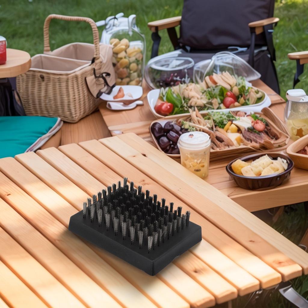 Stainless Steel Wire Brush BBQ Grill Cleaning Brush