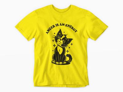 Wut ist eine Energie , Niedliches Kätzchen T-SHIRT