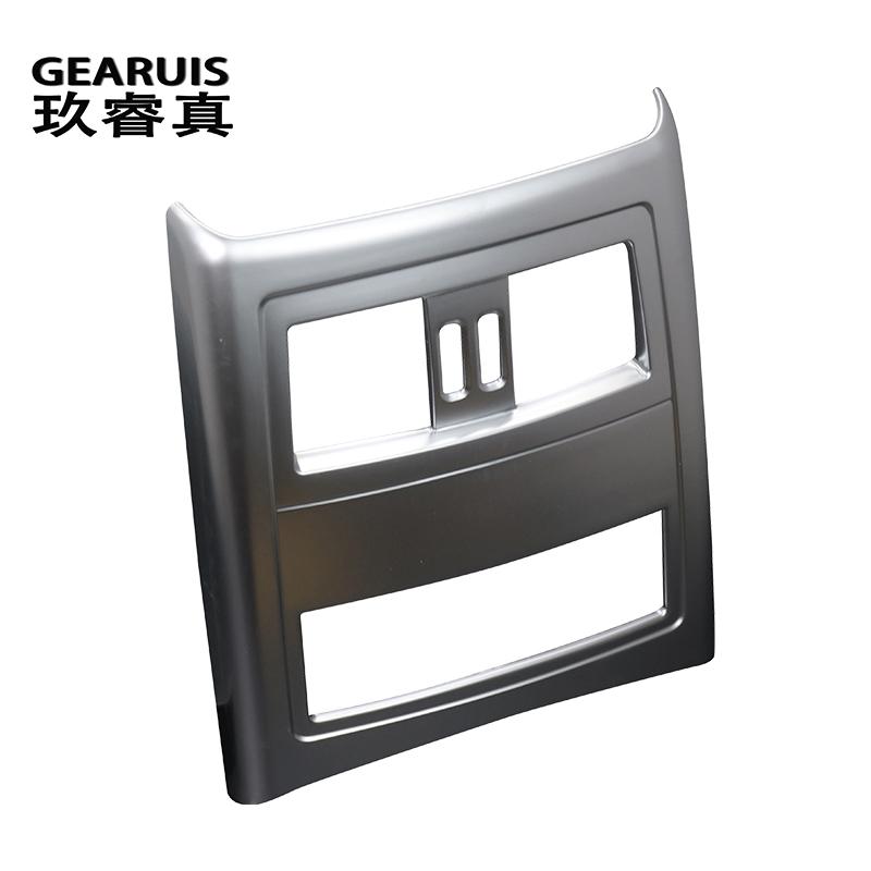 Décoration de cadre de sortie de climatiseur arrière de voiture, garniture autocollante pour BMW série 3 E90 E92 E93 2005 – 2012 intérieur