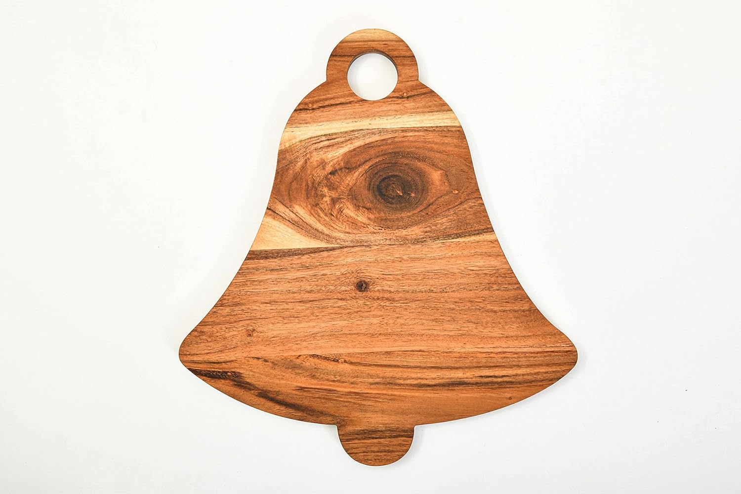 

Разделочная доска из органической акации для разделки мяса, сыра, мяса, овощей, фруктов и салата (Санта-доска 14 Д x 12 Ш) Large коричневый