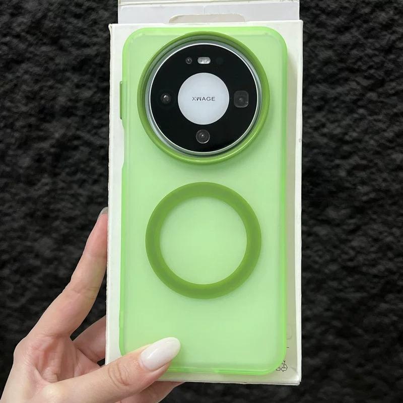 For Huawei Mate 80 Pro Max Case Matte Translucent For Magsafe Magnetic Non-slip Phone Protect Cover For Huawei Mate 80 Pro Shell