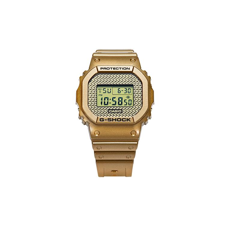 CASIO Men G-SQUAD Series 48.9mm Gold Watch DWE-5600HG-1PFH Box Random Watch Box