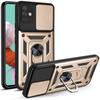 Für Samsung A71 5G Hülle Galaxy A51 4G Cover Galaxy A31 A71 Magnetischer Ringhalter Rüstungs-Handyhülle Schiebende Kamera Schutz Rückseite Abdeckung