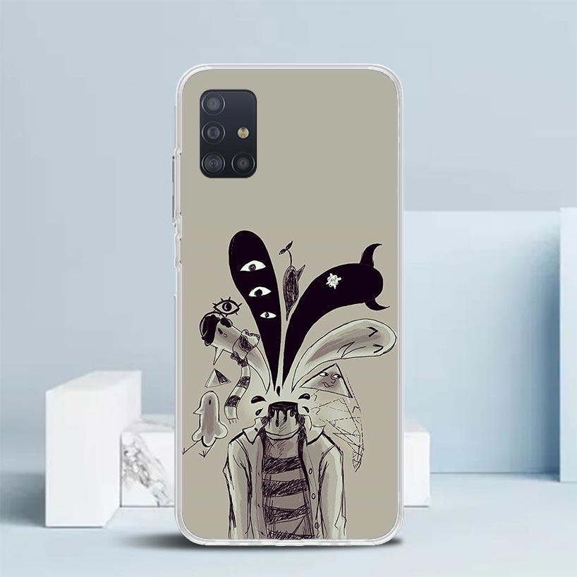 Oyasumi Punpun Soft Cover for Samsung Galaxy A12 A22 A32 A52 A72 A02S Phone Case Note 20 Ultra 10 S10 Plus A51 A71 A50S A20S A10