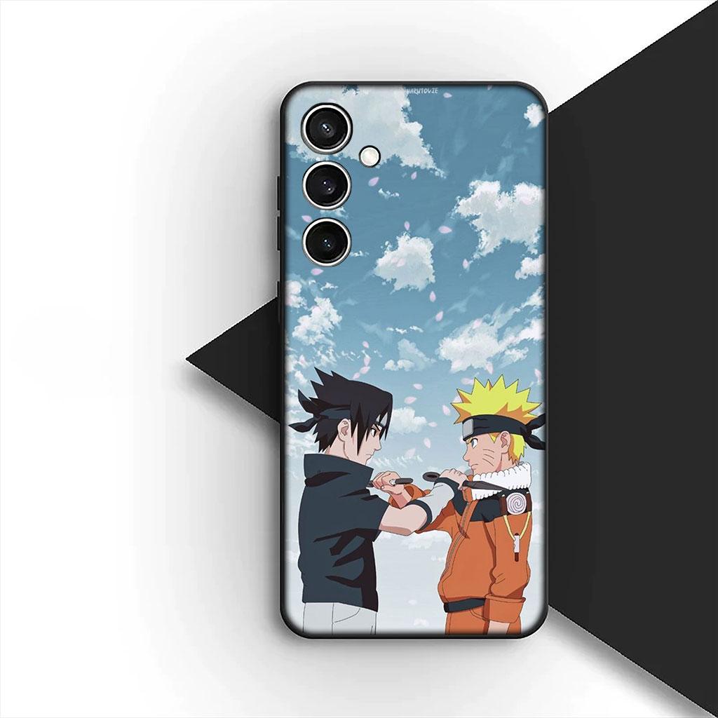 Cover for Samsung Galaxy S22 S21 S20 FE Ultra Plus A07 A17 A15 A16 A25 A57 A37 Soft Case Jiraiya Kakashi Narutos Uchiha Sasuke