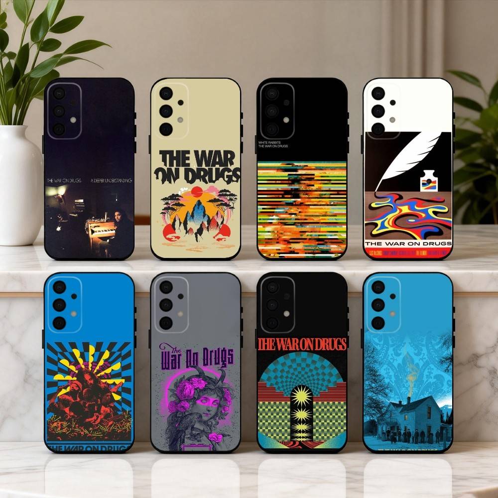 T-The W-War on D-Drugs Band Phone Case For Samsung Galaxy A73,A72,A71,A70,A53,A52,A51,Soft Silicone Black Cover