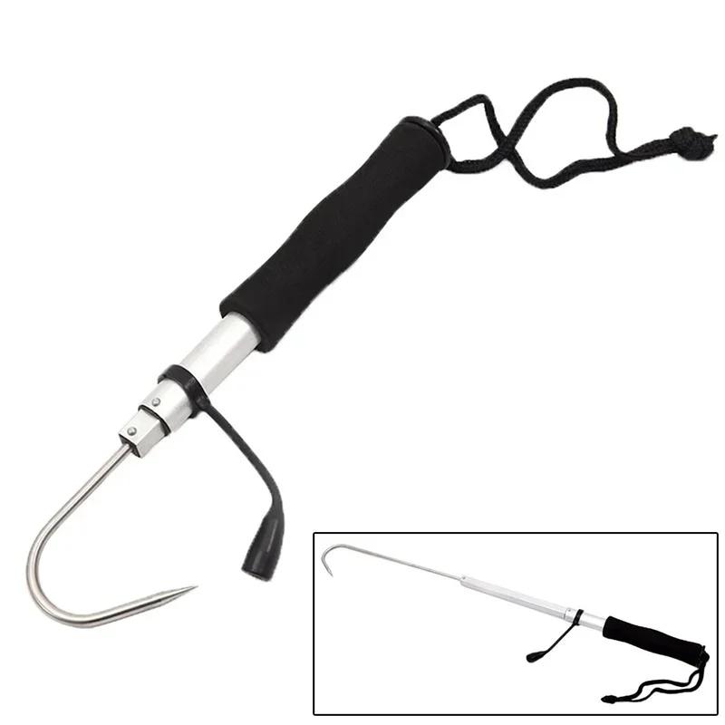 Telescopic Retractable Ice Fishing Anchor Fish Hook Stainless Ice Sea Fishing Spear Hook Catch Lifting Device Fishes Gear