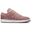 Air Jordan 1 Low SE Pink Velvet Women Sneakers Rust-Pink White DQ8396-600