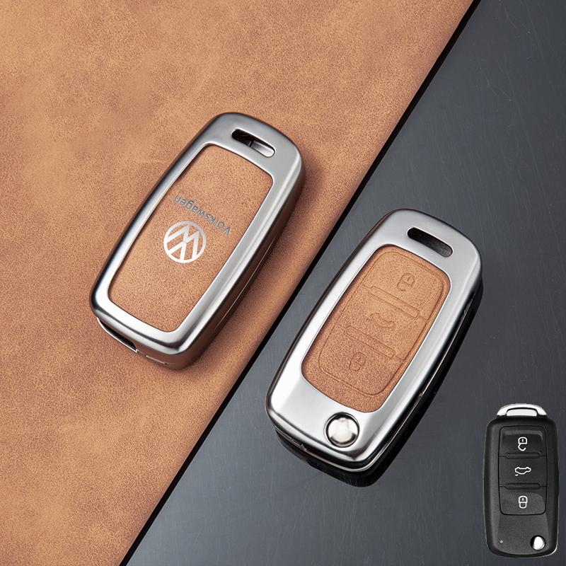 Pro VOLKSWAGEN VW Zinková slitina Kryt obalu na klíčenku auta Pro Volkswagen VW Polo Golf Passat Tiguan Beetle Caddy T5 Up Eos Ke