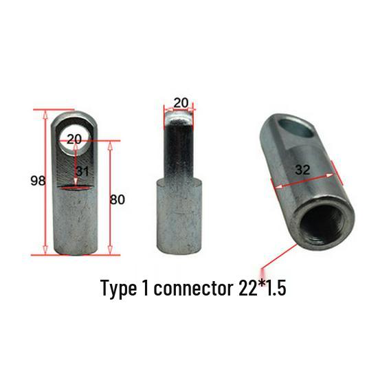 Y-Connector Hydraulic Tie Rod Cylinder Cast Steel Welded Fisheye Y-Fitting HOB I Type