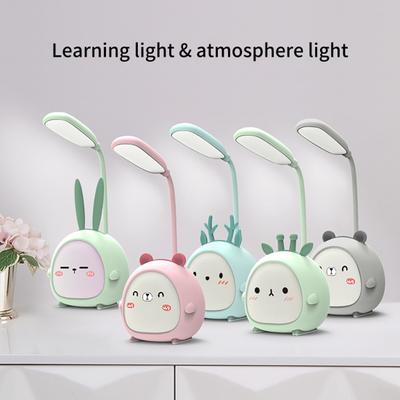 Desk Lamp Multi-purpose Adorable Household Eye-protection Three-gear Mini USB Lamp for Reading