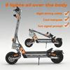 GELEIPU GT EVO Electric Scooter 11inch Off-road Tires 1600W*2 Motors 60V36Ah Battery 86km/h Max Speed 95km Max Range Adult Off-road Escooter