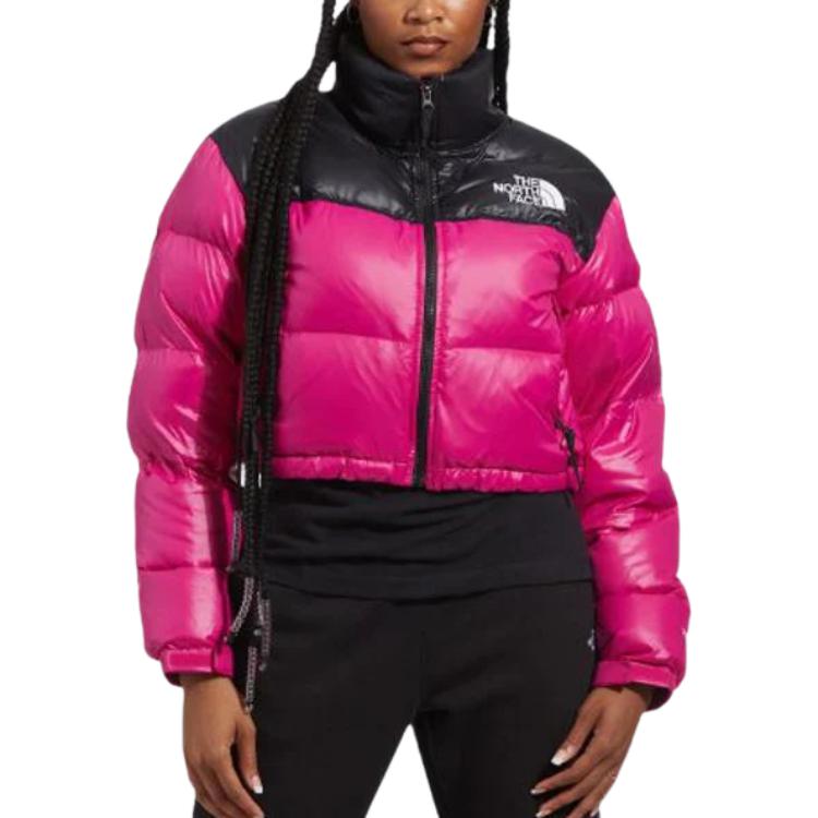 THE NORTH FACE Women's Nuptse Short Jacket Fuchsia Pink NF0A5GGE-146