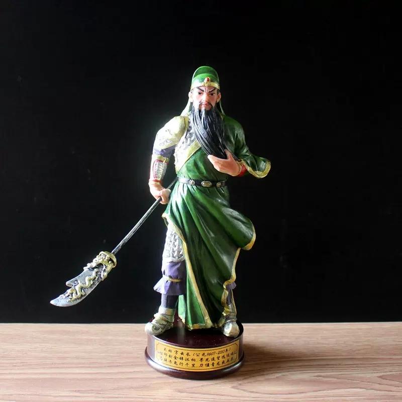 The Romance of The Three Kingdoms Historical Figure Statue, Creative Chinese Heroes Ornaments, Home Living Room, Office Decora