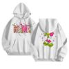 Women's Fashionable Casual Long-Sleeved Hooded Printed Sweatshirt