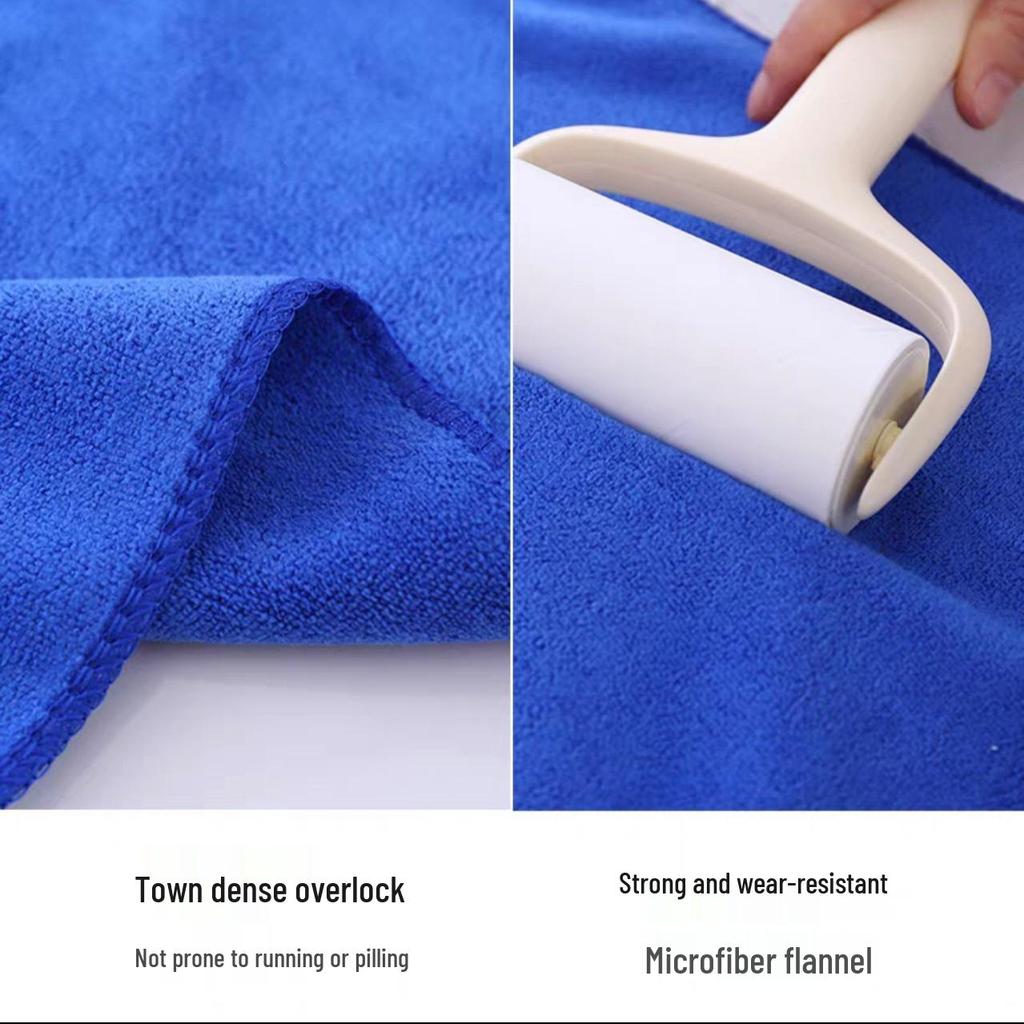 Ultra-Fine Fiber Thickened Car Wash and Cleaning Towel with High Water Absorption - Ideal for Home, Hotel, and Salon Use
