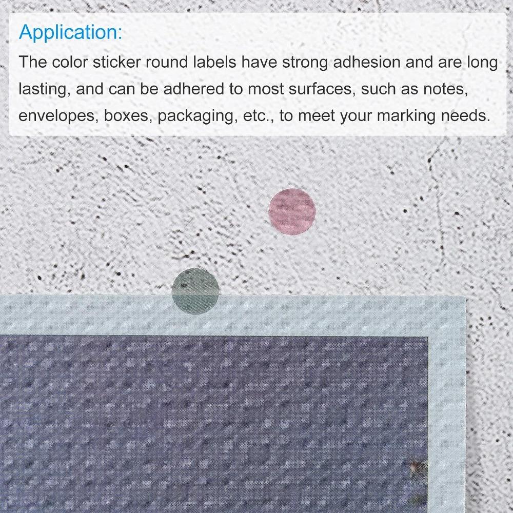 Circle Dot Stickers 8mm = Dot Labels 1250PCS   Office