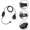 USB Powered Vehicle OBD II Connector Memory Saver With Buzzer, Car ECU Emergency Power Supply Cable, Automotive Battery Replacement/Disconnect Tool,