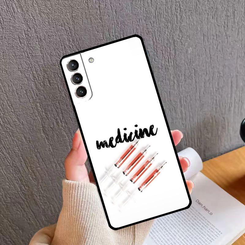 Etui na telefon dla lekarza, pielęgniarki, studenta medycyny na Samsung Galaxy S25 S26 Ultra S20 S21 S22 S23 S24 Plus S10 S25 FE Tylna Osłona