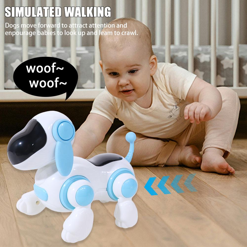 Plastic Dog Walking Dancing Toy Puzzle Toy Robot Electronic Dog  Children's Christmas Gift