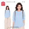 MINISO Women's Pure Cotton Long Sleeve T-Shirt