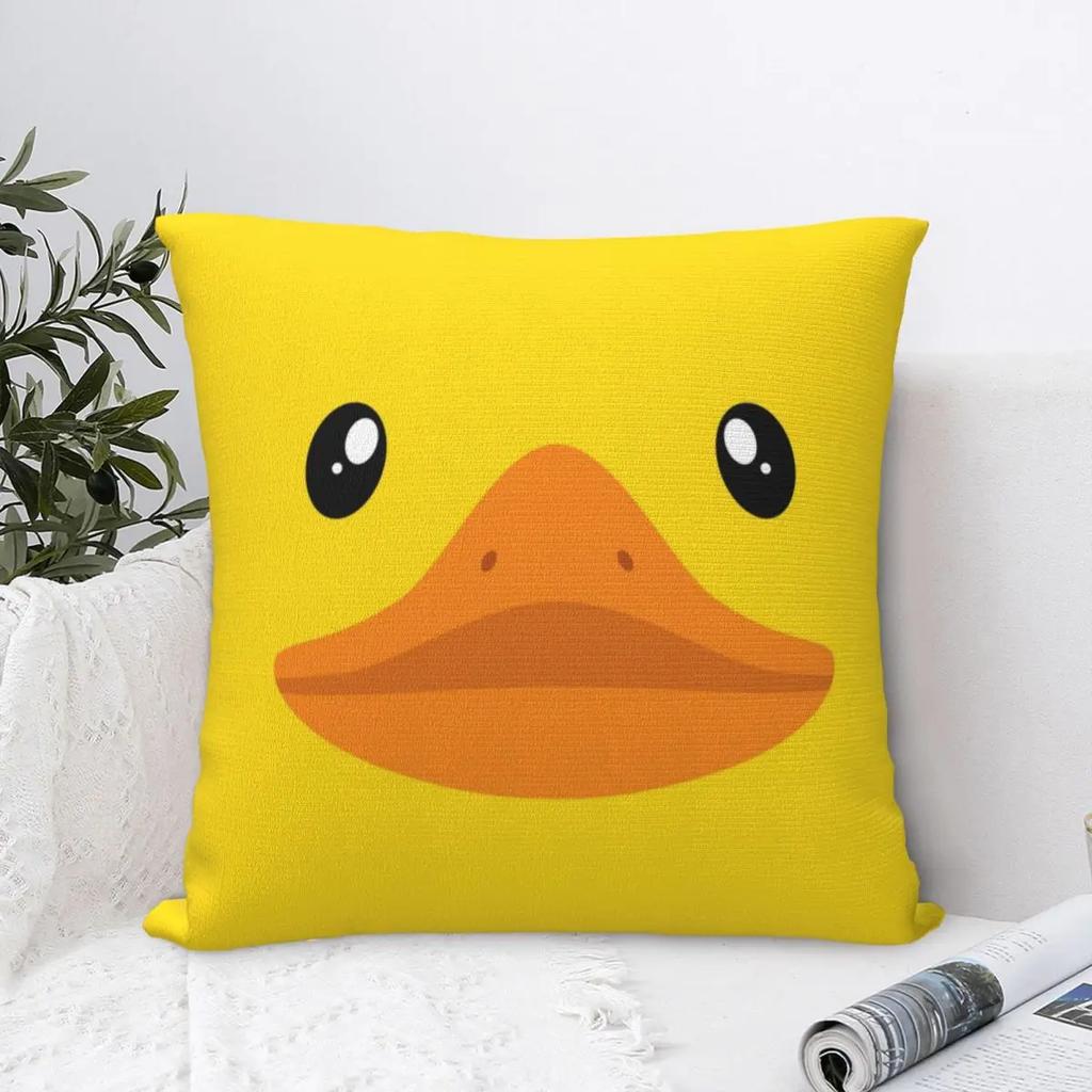 Duck Face Pillowcase Polyester Cushion Cover Decorations Pillow Case Cover Home Square