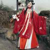 new female chinese ancient ming dynasty improved hanfu cloud shoulder stand collar embroidered shawl hanfu decoration w806