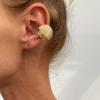 Golded C-shaped Ear Clip Silver No Piercing Earrings Hip Hop Gold Jewelry  Women