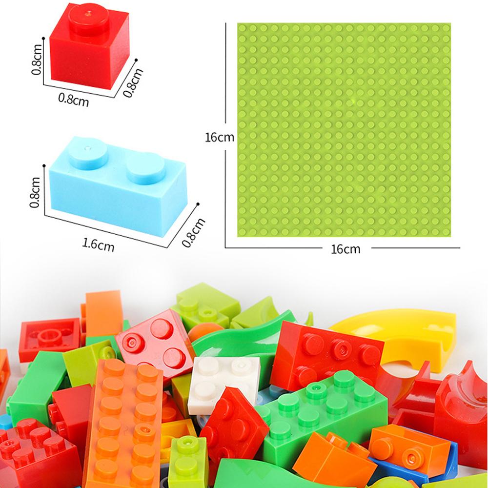 84-504 STÜCKE Marmorlaufbahn Block Kleine Größe Bausteine Trichterrutschenblöcke DIY Kreative Bausteine Zusammenbauen Spielzeug für Kinder Geschenke