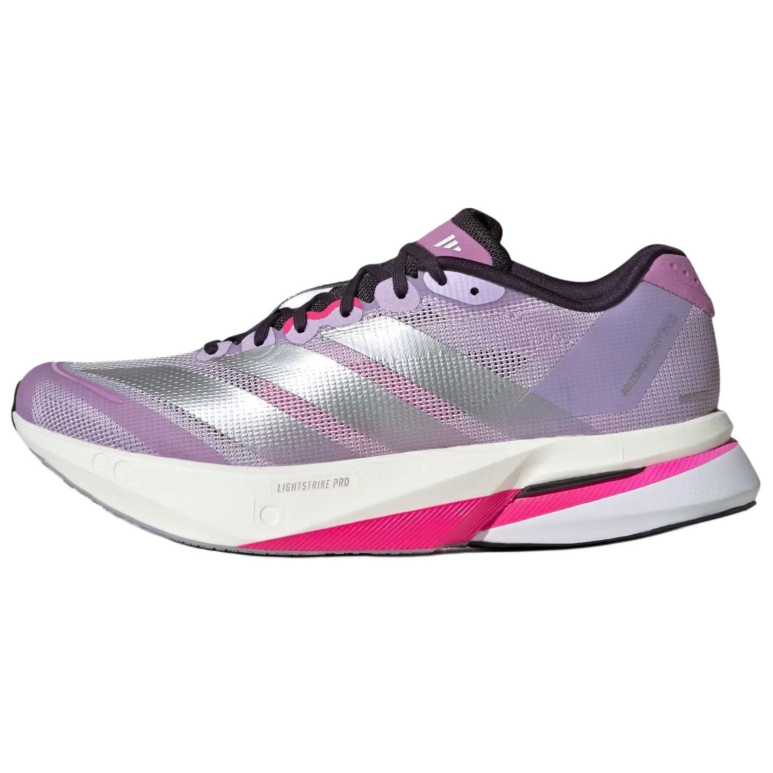 (WMNS) adidas Adizero Boston 13 Powder Plum Silver Metallic Pink Women s JS4955 EU 37⅓