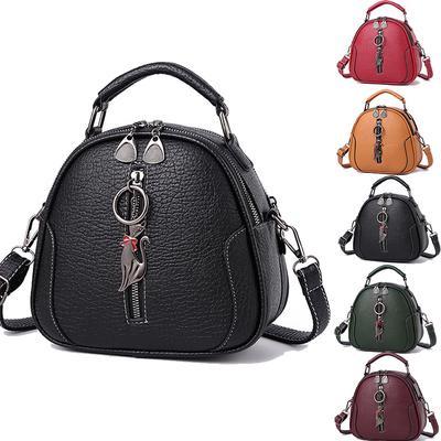 Cross-body Bags For Women Pu Leather Handbags Designer Women Shoulder Bags High Quality Solid Bag