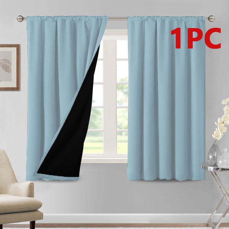 1/2PC Modern 100% High Shading, Waterproof, Heat-insulating, Privacy Indoor and Outdoor Curtains and Door Curtains
