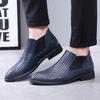 2023 mann Spitz Leder Schuhe männer Kleid Schuhe Oxford Business Gentleman Wohnungen Männer Retro Chelsea Schuhe