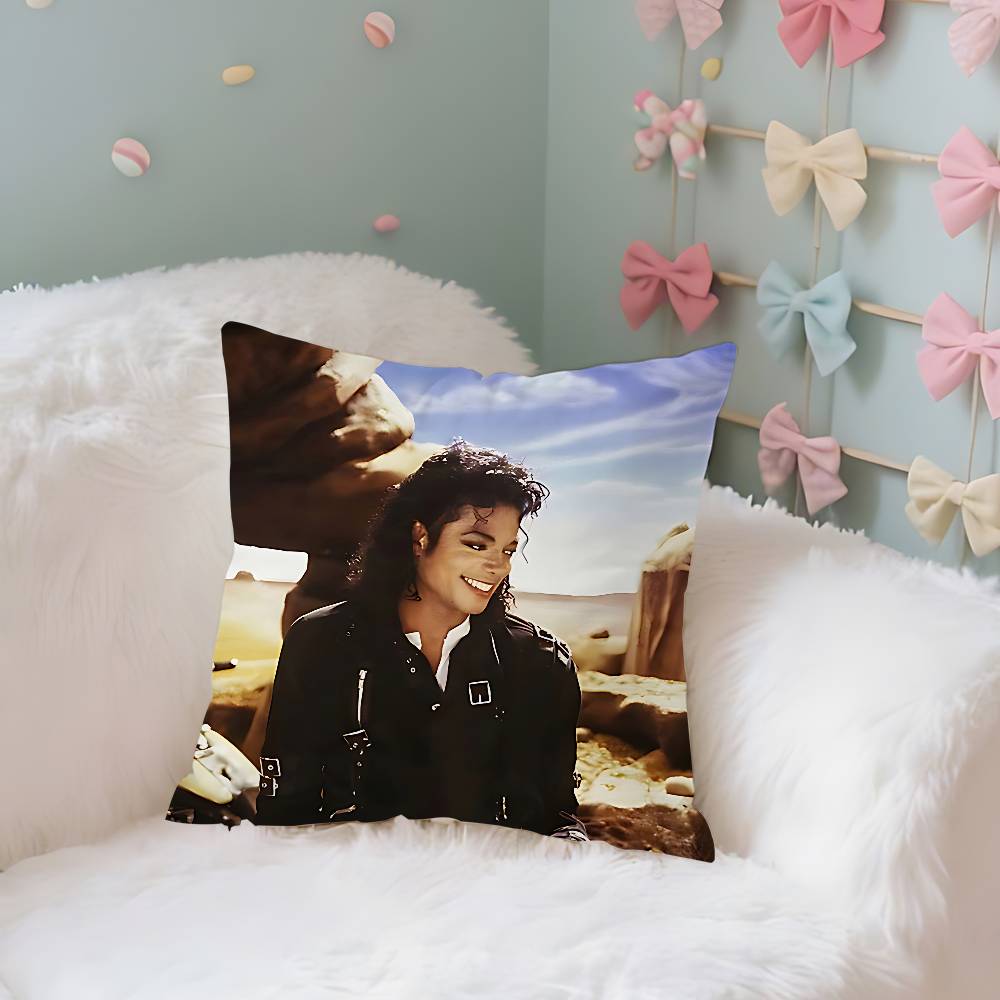 Singer MMichaels JJoseph Jackson Case Plush Fabric Soft Pillowcase Double Sided Print Cushion Cover Household Gifts