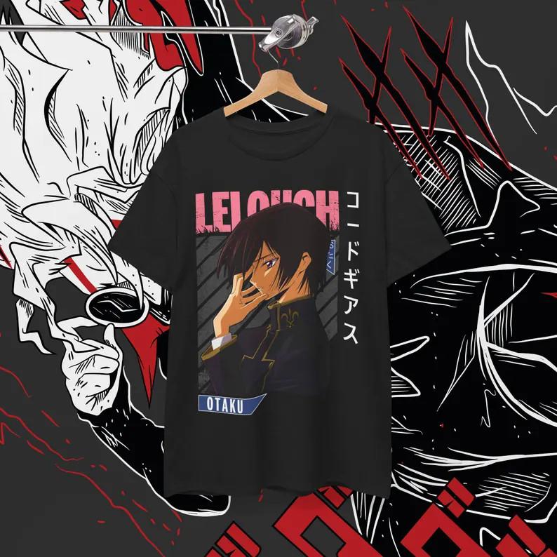 

Anime Lelouch Size S - 5Xl Black Size S - 5XL V2 Unisex T-Shirt XXXXL