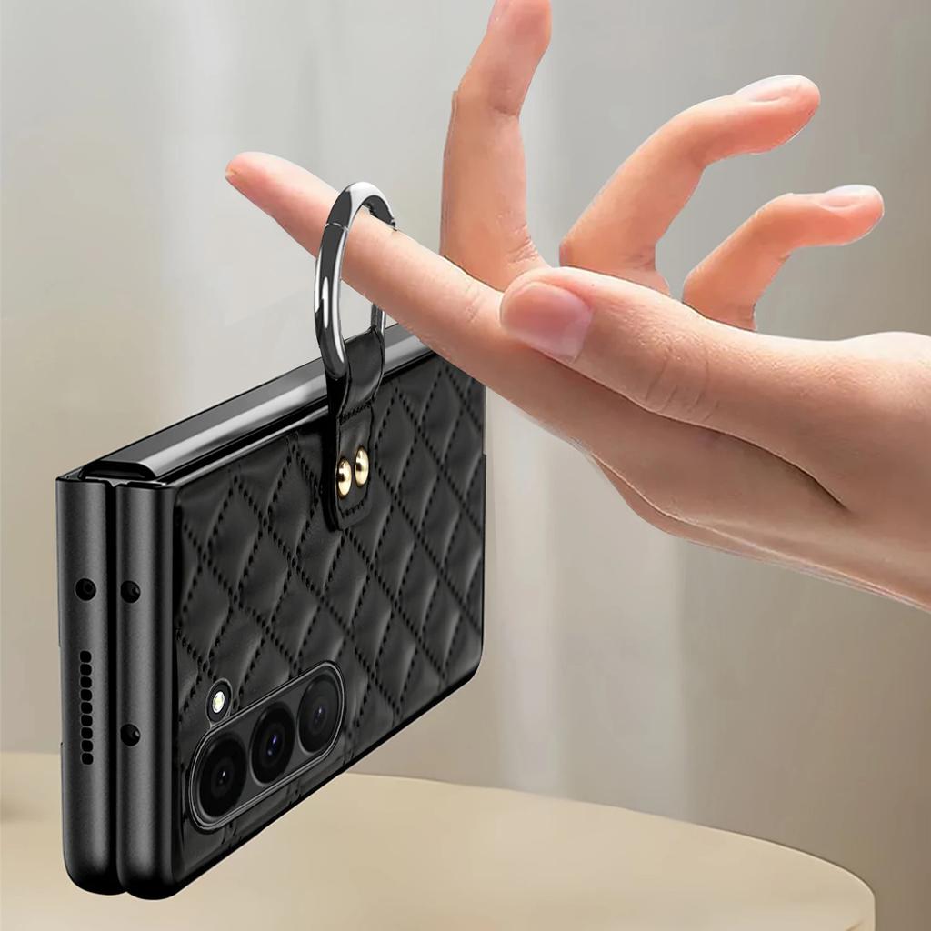 Luksusowe galwanizowane etui Fold7 do Samsung Galaxy Z Fold 7 6 5 4 Damskie etui ochronne z osłoną ekranu