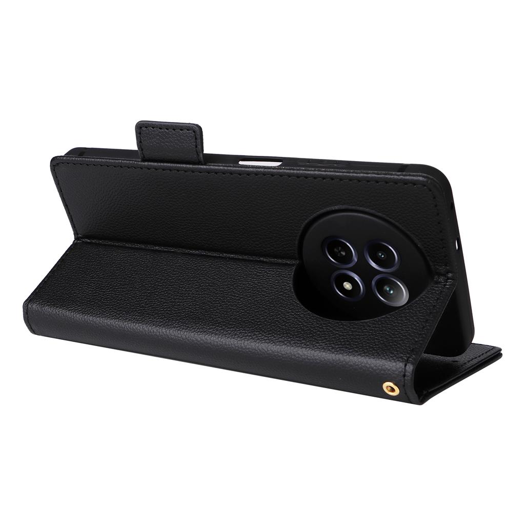 For Realme Narzo 70x 5G/C65 5G/Narzo N65 5G/13 5G/12 5G/12x 5G Case with Strap Litchi Texture PU Leather Wallet Phone Cover