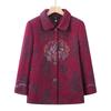 Long Sleeve Lapel Jacket Wife Clothes Festive Top Women's Spring Clothing