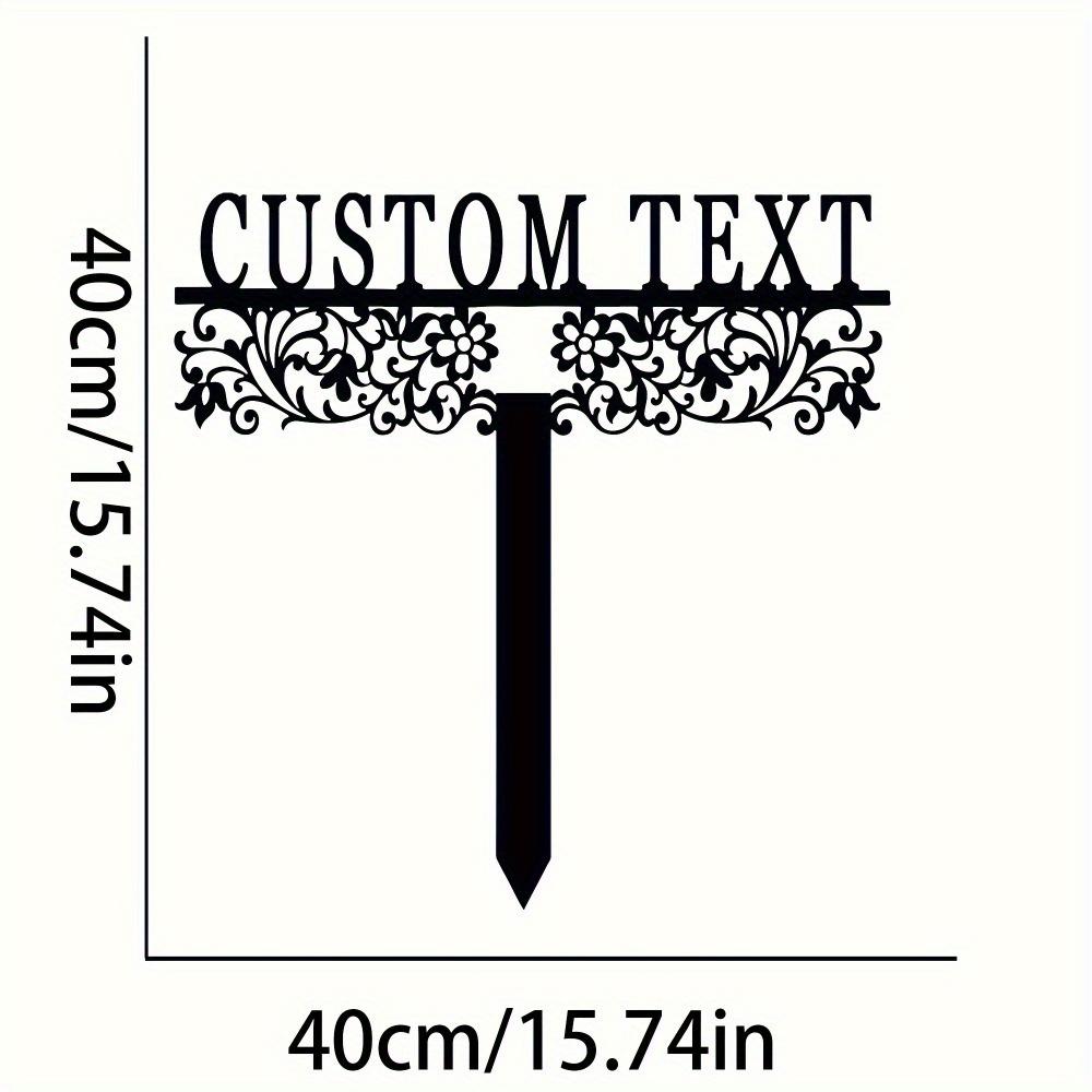 Custom Metal Wall Art Decor Laser Engraved Iron Painting for Garden Lawn Home Wedding