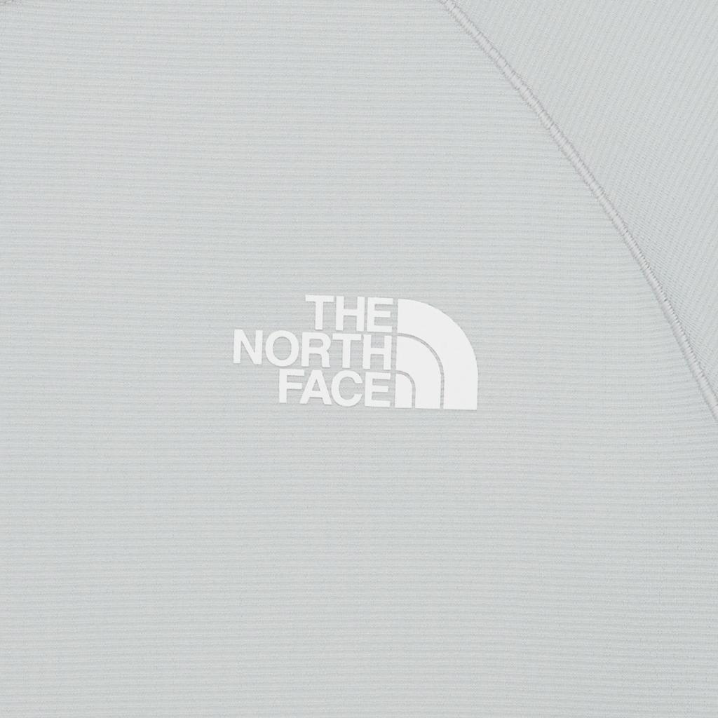 The North Face Outdoor Logo Print Crew Neck Raglan Long Sleeve T-Shirt Men Tops Gray NT7TR02C
