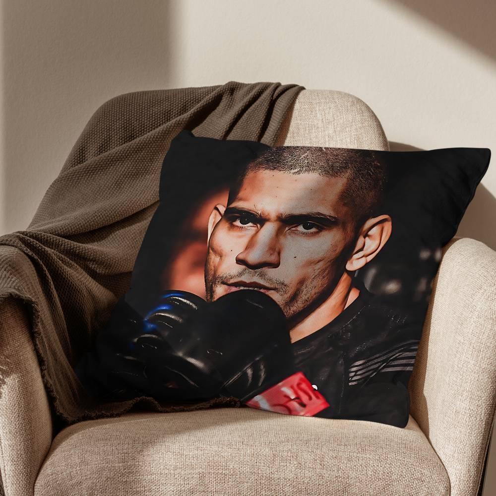 Weight category Alex Pereira Pillow Case Antidustmite Pillowcase Invisible zipper silky short plush Sofa cushion cover